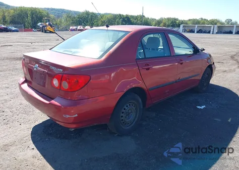 2007 Toyota Corolla Ce from USA, damaged, VIN 2T1BR32E77C833643